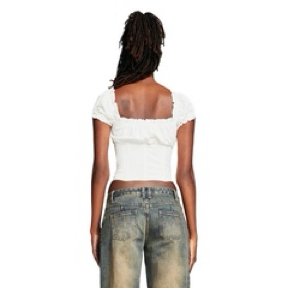 I AM GIA Naomi Top White Blouse Ladies XS - Picture 5 of 8